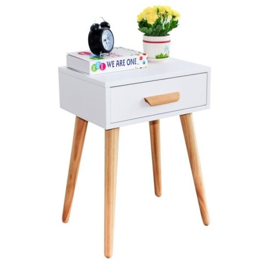Moderne nattbord kaffebord Hvit Moderne nattbord kaffebord Hvit