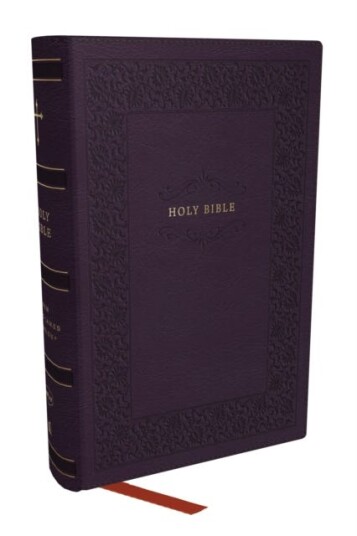 NKJV Compact ParagraphStyle Bible w/ 43,000 Cross References, Purple Leathersoft, Red Letter, Comfort Print: Holy Bible, New King James Version  Holy Bible, New King James Version