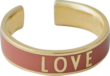 Design Letters Word Candy Ring Ash Rose