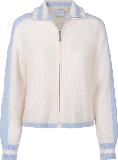 Vilje & Ve Lyra strikket jakke i mohair Sky Blue (176) 176