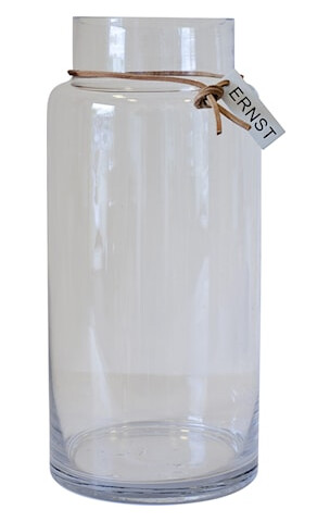 Glassvase, D11,5 H33