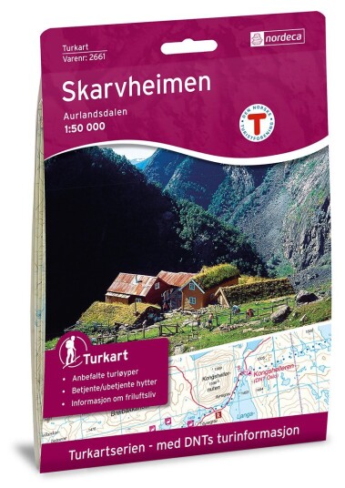 Nordeca Skarvheimen 1:50 000 Turkart Nordeca Skarvheimen 1:50 000 Turkart