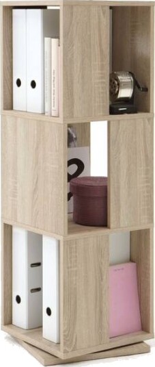 Roterende arkivskap 34x34x108 cm eik Roterende arkivskap 34x34x108 cm eik