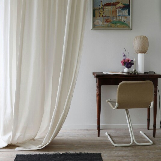 Grace Gardin Dobbel Bredde 290x270 cm Natur
