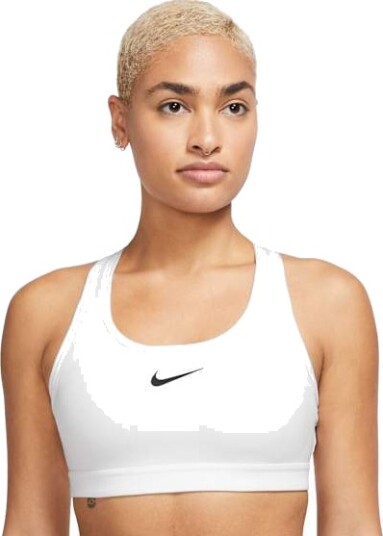 Nike Swoosh Medium Sports Bra sports-BH dame Hvit XL Nike Swoosh Medium Sports Bra sports-BH dame Hvit XL