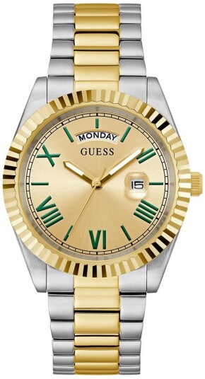 Guess Herreklokke GW0265G14 Connoisseur Gull/Gulltonet stål Ø42 mm