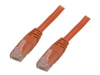 Deltaco Cat6 RJ-45 Koblingskabel 75 cm Oransje U/UTP
