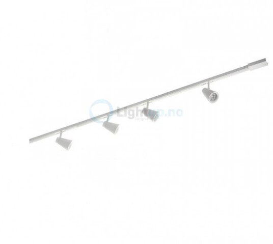 Sg Armaturen As Komplett 2m Zip Zoom 4x6W dimtowarm m/endetilkobling - matthvit Sg Armaturen As Komplett 2m Zip Zoom 4x6W dimtowarm m/endetilkobling - matthvit