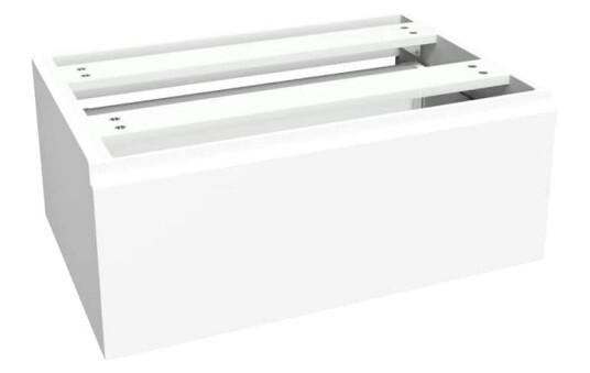 Vikingbad Sideskap Fingergrep MIE Demi - Mål: B(60-90)Xh46xd29 cm Hvit Matt / 70cm