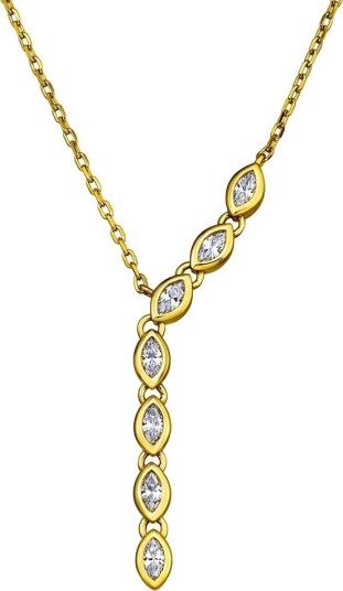 Pan Jewelry Dazzle smykke i 925 forgylt sølv med zirkonia