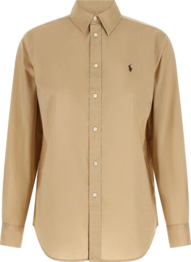 Polo Ralph Lauren Dame Bluser & Skjorter Beige S,