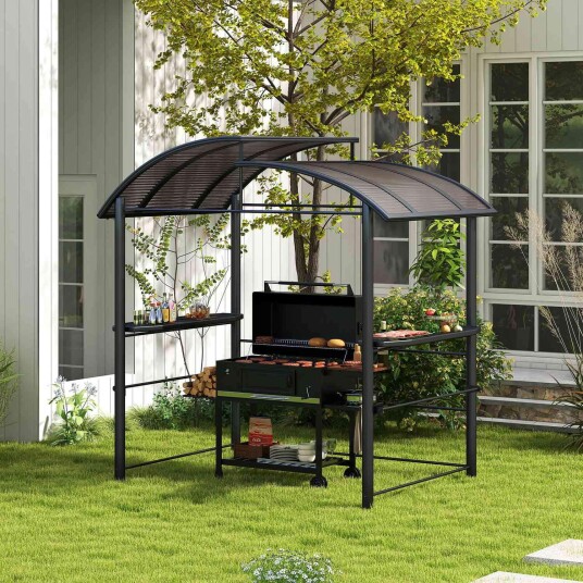 Grillpaviljong med flammebeskyttelse og UV beskyttelse Grillpaviljong med flammebeskyttelse og UV beskyttelse