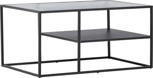 Venture Design Campinas sofabord Svart/svart 60 x 90 cm Svart Venture Design Campinas sofabord Svart/svart 60 x 90 cm Svart