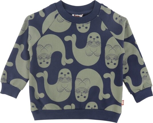 DYR Cph Collegegenser Dyrebelg Dark Navy Tetning Koloni DYR 4 år (104) Collegegenser Armygrønn Marineblå