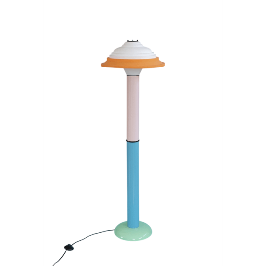 Sowden FL4 Gulvlampe Rosa/ Blå Sowden FL4 Gulvlampe Rosa/ Blå