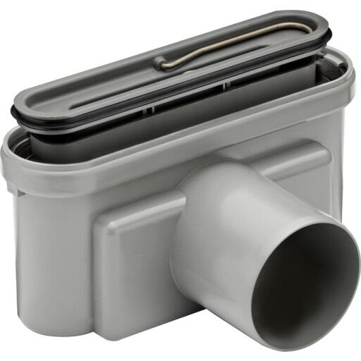 Unidrain 1421 Utløpshus Ø75mm Grå