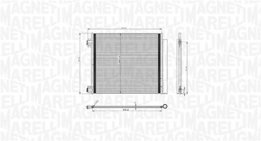 Kondensator MAGNETI MARELLI 350203832000 Kondensator MAGNETI MARELLI 350203832000