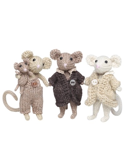 Mice sisters strikke kit