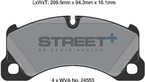 PAGID Racing T8077SP2001 Bremseklosser