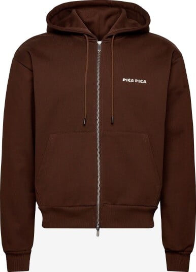 Pica Pica Mehdi Zip Hoodie   Dsc   ESPRESSO BROWN   XXL