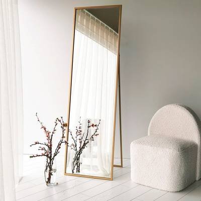 Homitis Speil med Hylle Cool - Gullfarge 1687435-01-0 Homitis Speil med Hylle Cool - Gullfarge 1687435-01-0