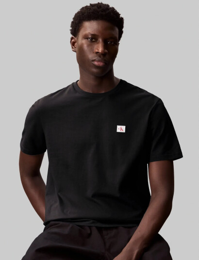 Calvin Klein Jeans Ss Badge Tee 2Pk - Black - XXL