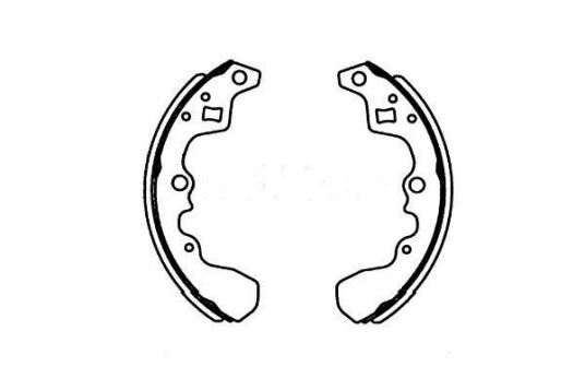 Bremsesko sett KAVO PARTS KBS 8910