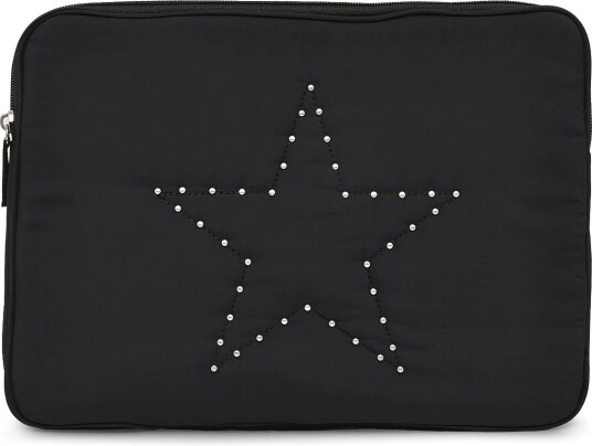 Mango Teen Star-Studded Laptop Sleeve Black
