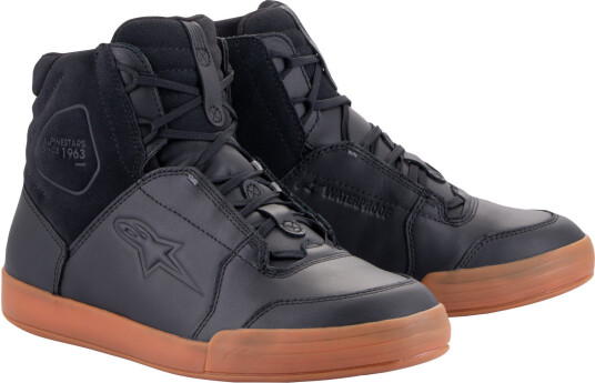 Alpinestars Chrome Drystar Vanntett Motorsykkel Sko Svart Brun Alpinestars Chrome Drystar Vanntett Motorsykkel Sko Svart Brun