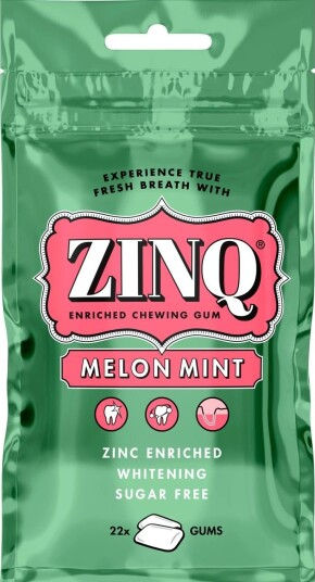 Zinq Tyggegummi med Melon Mint 31,5 gram Zinq Tyggegummi med Melon Mint 31,5 gram