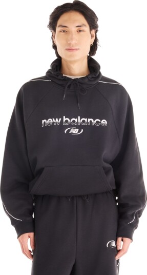 New Balance Trackside Fleece Hoodie Black S