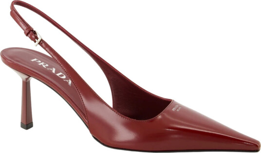 Prada Dame Sko Rød 37 1/2 EU, Prada Dame Sko Rød 37 1/2 EU,