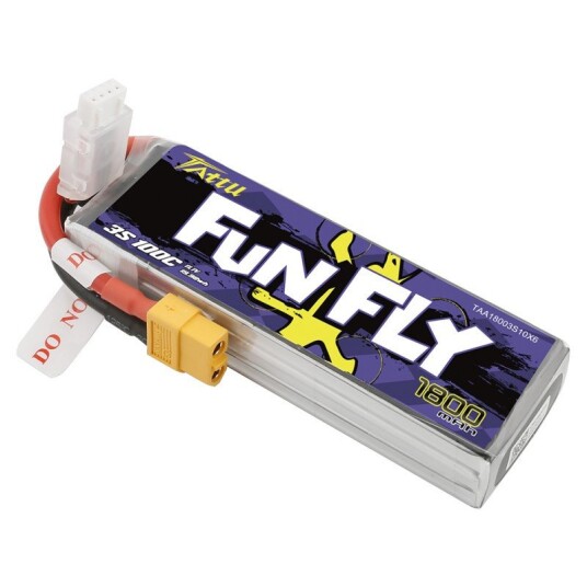 Tattu Funfly Dronebatteri 1800mAh 11.1V 100C (FPV Quadkopter)