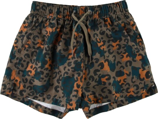 Soft Badeshorts   Edison   Fossil   Soft   1 år 80   Badetøy   Grønn