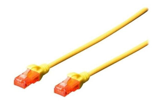 DIGITUS Professional patch cable 2 m yellow Gul 2 meter