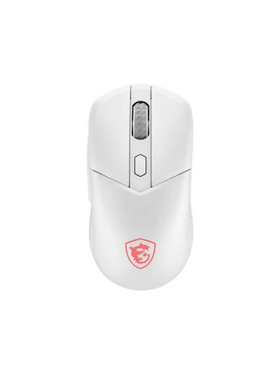 MSI Versa 300 Trådløs Optisk Mus 2.4GHz Bluetooth 5.3 Hvit 8000 DPI