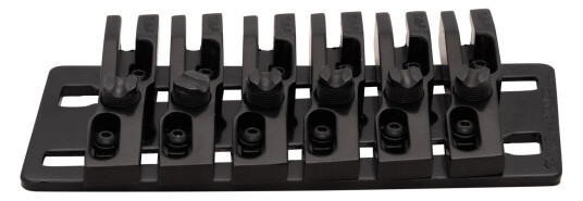 Kahler 2460-Xw6 - Fixed Bridge - Svart 6-String Extra Wide Bass