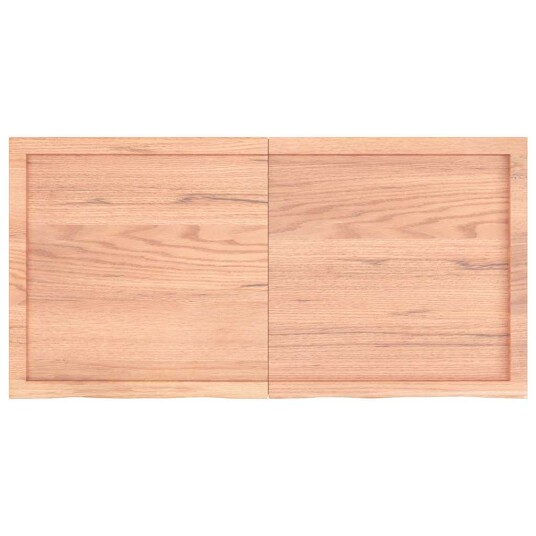 Benkeplate til bad lysebrun 120x60x 2-4  cm behandlet heltre