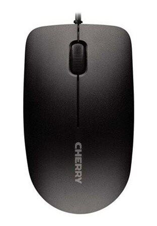 Cherry MC 1000 Optisk Kablet Mus med 3 Knapper - Svart
