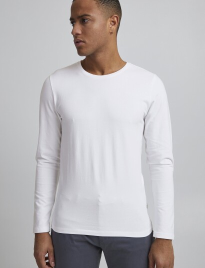 Casual Friday Cftheo Ls Tee White XXXL