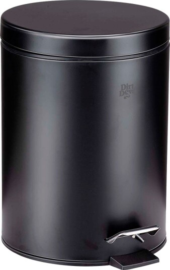 Dirt Devil pedalbøtte - 3L, sort (Ø20 cm)