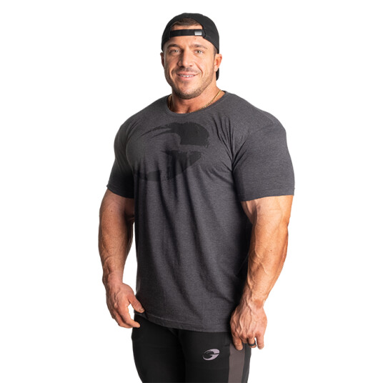 Cadet Tee, Dark Grey Melange Grå XXX-large