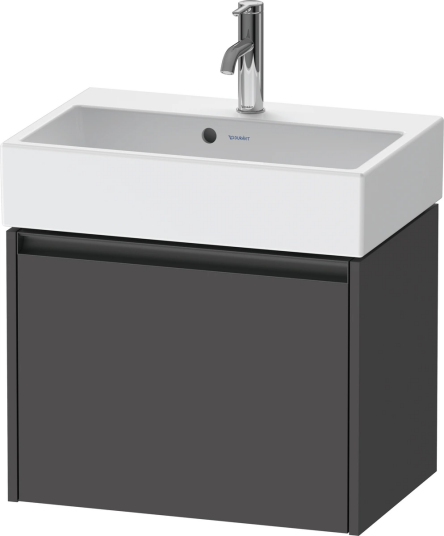 Duravit Ketho.2 Servantskap 1 Skuff 584x390 mm Grafitt Matt