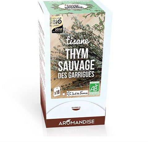 Aromandise Timian te Økologisk   18 Poser