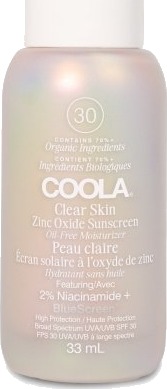 Coola Clear Skin Mineral solkrem SPF30 for sensitiv hud Coola Clear Skin Mineral solkrem SPF30 for sensitiv hud