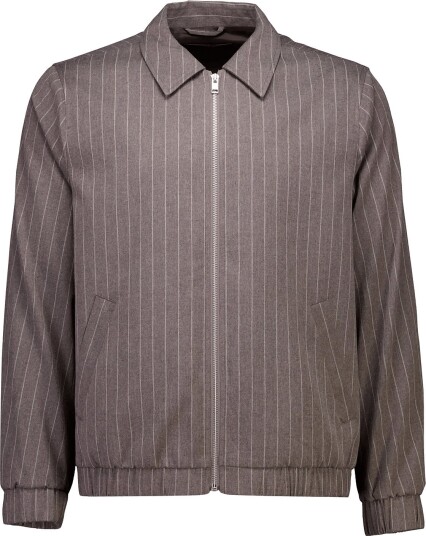 Lindbergh Stretch Stripe Blouson Brown L