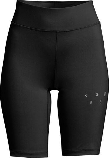 Casall Women's Essential High Waist Bike Tights Black L, Black