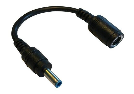 CoreParts 7.4 mm-4.5 mm Strømkabel Adapter - Svart