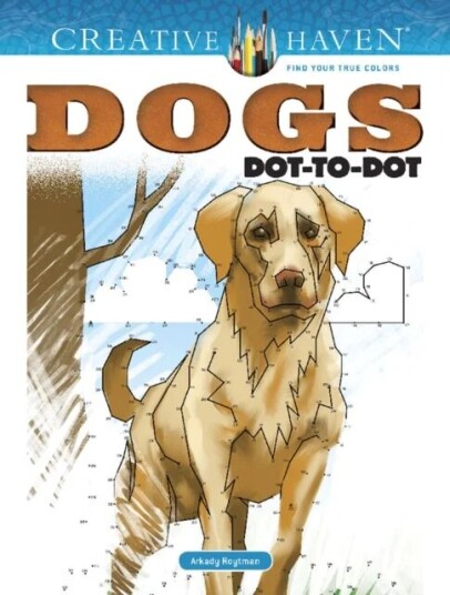 Creative Haven Dogs Dot-To-Dot Av Arkady Roytman