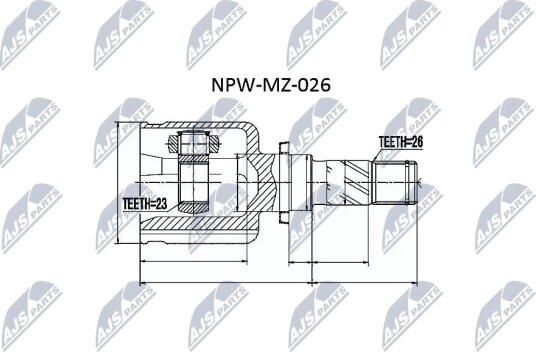 Drivledd NTY NPW MZ 026